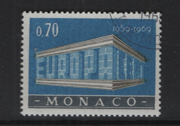 Monaco   #723  cancelled  1969   Europa  70c