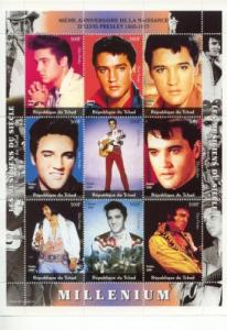 2000 Chad Elvis Presley    - MS9 MNH