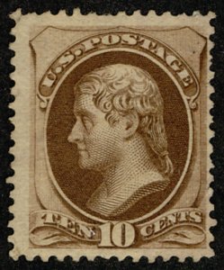 MALACK #161 SCV $800 F/VF OG H, fresh bold color, gum a bit glazed, pressed o...