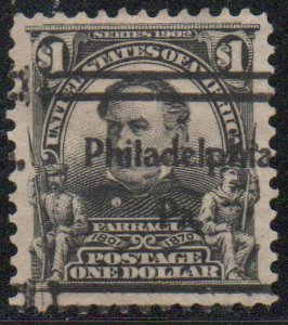 US #311 SCV $115.00 VF/XF used, faintly canceled, large margins and well cent...