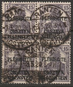 Allenstein 3 block used with Ranten cancel