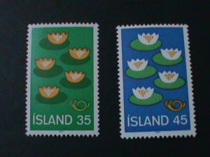 ICELAND-1977 SC#496-7  25TH SESSION OF NORDIC COUNCIL-HELSINK-MNH VF