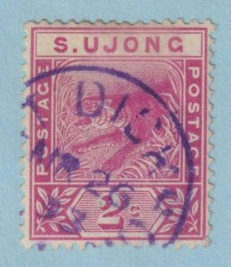 MALAYA - SUNGEI UJONG 31  USED - INTERESTING BLUE CANCEL - EXTRA FINE! - MZG