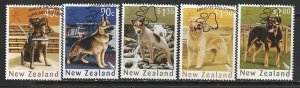 2006 New Zealand - Sc 2054-8 - used VF - 5 singles - Year of the Dog