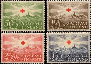 Finland Scott B35-B38 Mint never hinged.