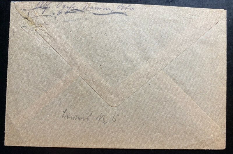 1944 Waffen SS Fieldpost Germany Stampless Cover