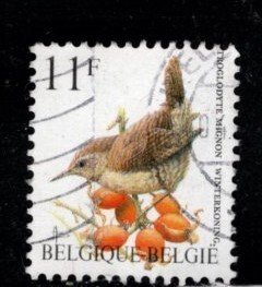 Belgium -  #1445 Birds - Used