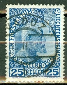 KT: Liechtenstein 3a used CV $200