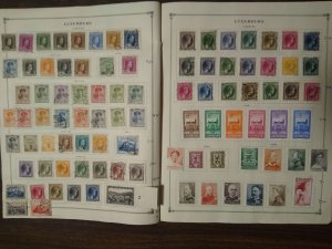 collection on pages Luxembourg to 1940 HH: CV $431