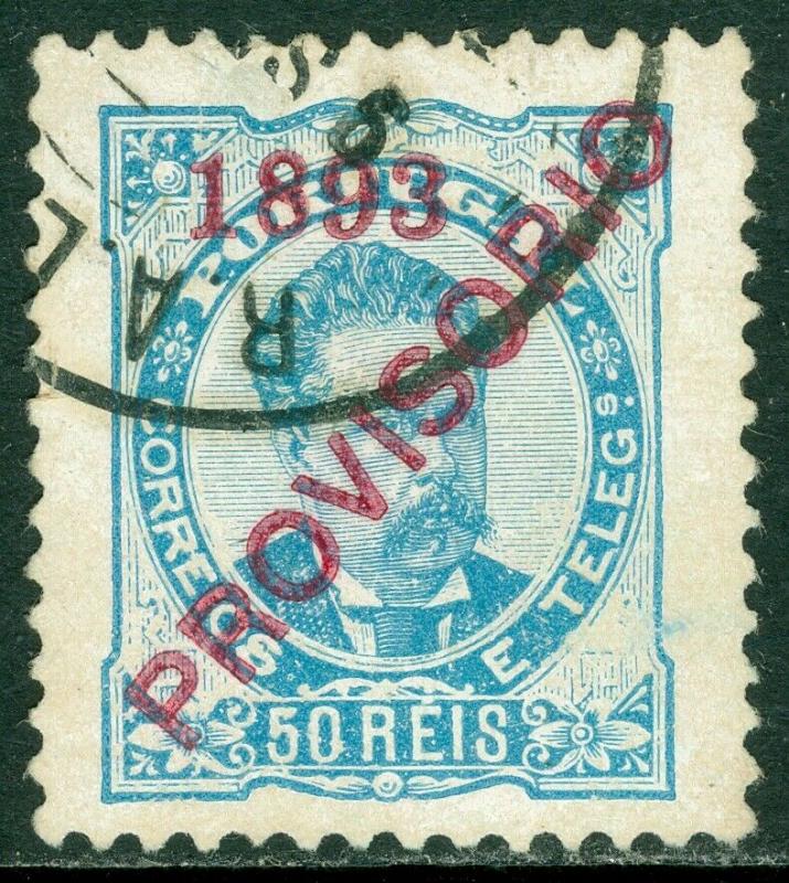 EDW1949SELL : PORTUGAL 1893 Scott #93 Very Fine, Used. Small thin. Catalog $110.