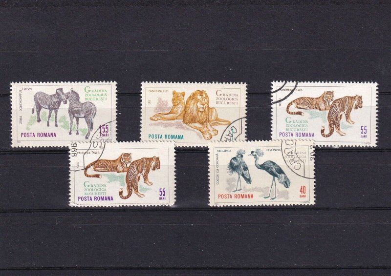 SA26a Romania 1964 Bucharest Zoo, used stamps