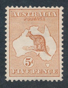 AUSTRALIA 7 MINT F-VF HINGED 5p