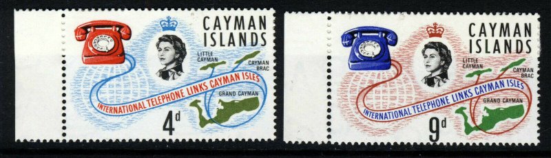 CAYMAN ISLANDS QE II 1966 International Telephone Links Set SG SG 198 & 199 MNH