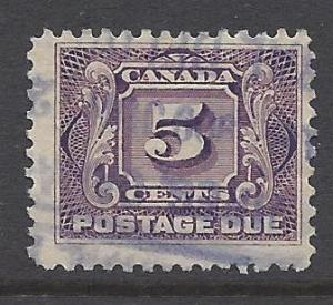 Canada Postage Due J4 Used 5cent