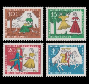 GERMANY 1965. SCOTT # B408 - B411. MINT