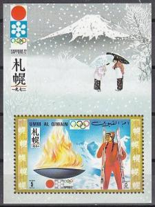 1971 Umm Al Qiwain 465/B31 1972 Olympics in Sapporo 6,00 €
