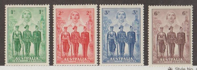 Australia Scott #184-187 Stamps - Mint Set