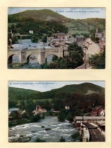 GB Wales GWR RAILWAY Cards{2} Llangollen 1924 {samwells-covers} RL106 