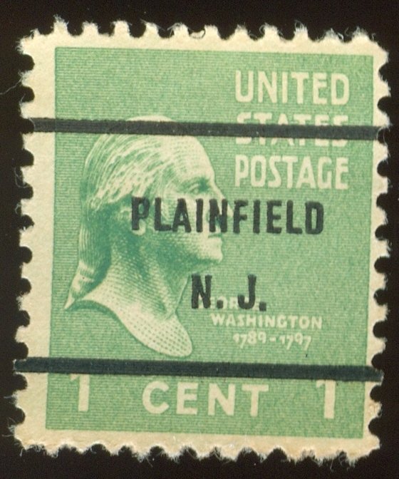 US Scott 804 Used NH Precancel Plainfield, NJ