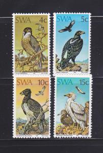 South West Africa 373-376 Set MNH Birds