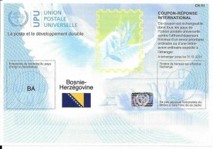 BOSNIA&HERZ. - (IRC) INTERNATIONAL REPLY COUPON (exp. 31.12.2021) (MINT), MNH