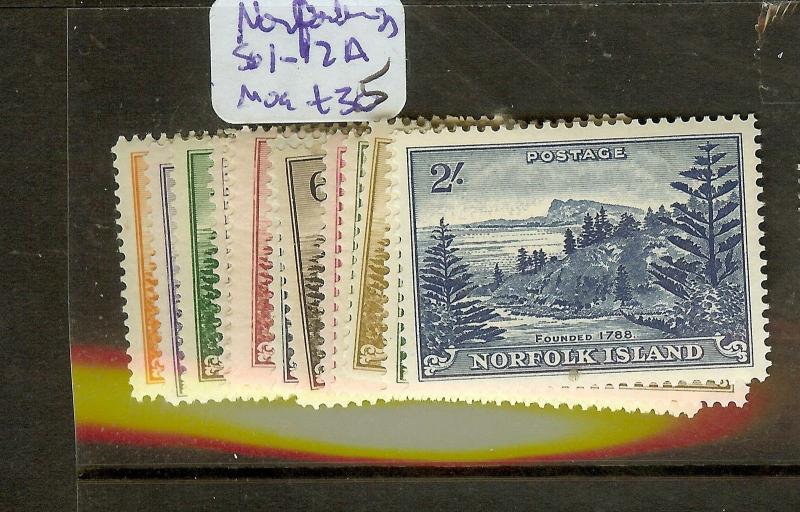 NORFOLK ISLAND (P2012B) SG1-12A     MOG