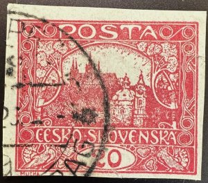 Czechoslovakia 1919-20 Sc.45a Imperf used