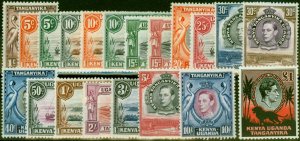 KUT 1938-54 Set of 20 SG131-150b Fine & Fresh LMM 