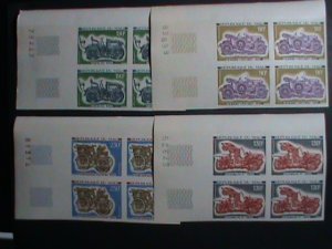 ​MALI STAMP:1975 SC# 240-3-CLASSIC ANTIQUE CARS-UNUSUAL PROOF STAMP BLOCK OF 4