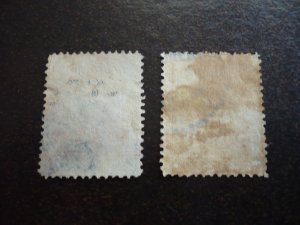 Stamps - Netherlands Indies - Scott# 148-149 - Used Part Set of 2 Stamps