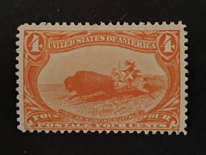 US Stamps - SC# 287 - MOGH - Catalog Value $. 110.00