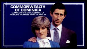 Dominica 705 Booklet MNH Prince Charles, Princess Diana Wedding