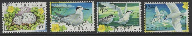 TOKELAU ISLANDS SG302/5 1999 BIRDS FINE USED 