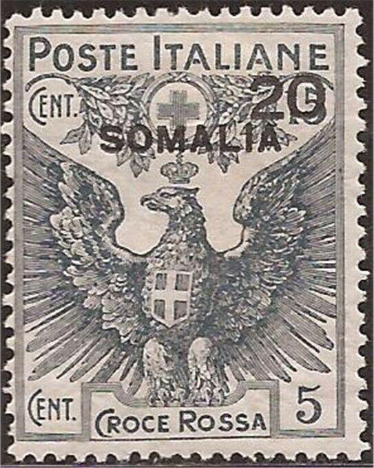 Somalia - 1916 20c on 15c + 5c Semi-Postal -   - Scott #B4