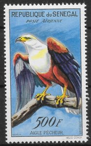 SENEGAL SG238 1960 500f AFRICAN WHITE EAGLE MNH (p)