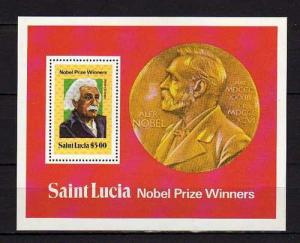 ST. LUCIA SHEET NOBEL PRIZES EINSTEIN