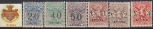 Italy Eritrea  Segnatasse per Vaglia n.1-6 - MNH** - cv 1300$