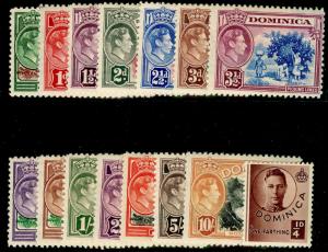 DOMINICA SG99-109, COMPLETE SET, LH MINT. Cat £90.