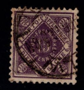 Wurttemberg Scott o20 Used official stamp