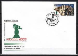 Moldova, Scott cat. 574. World Chess Championship issue. First Day Cover. ^