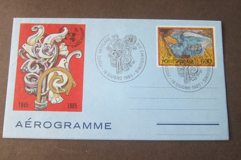 Vatican mint aerogramme