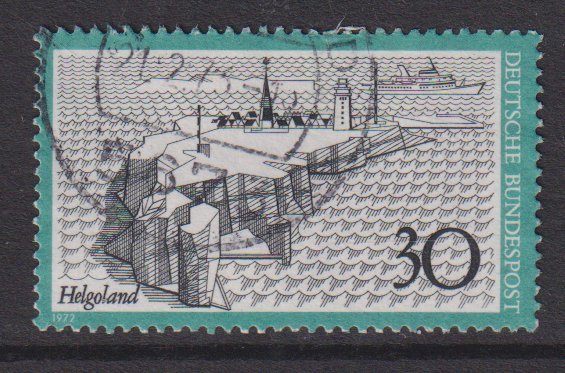 Germany #1069  used 1972  towns 30pf Helgoland