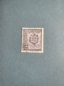 Stamps Spanish Andorra Scott #47 used