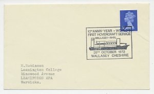 Cover / Postmark GB / UK 1972 Hovercraft