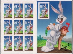 #3137 32 cent Bugs Bunny, mint OG NH F-VF