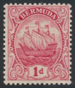 Bermuda  SG 78a   SC# 83b MVLH   Carmine Die I   see details and scans