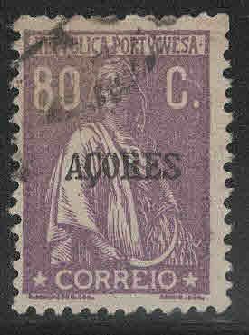Azores  Scott 230 Used Ceries stamp