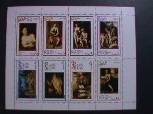 DHUFAR-WORLD FAMOUS NUDE ART PAINTINGS MNH VF-EST.$14 WE SHIP TO WORLD WIDE