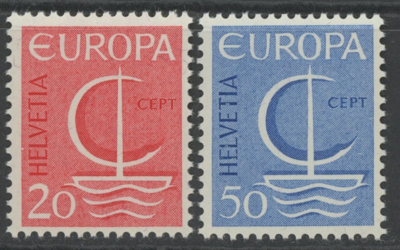 Switzerland 477-8 ** mint NH Europa (2301 337)