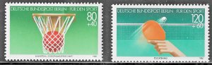 Germany - Berlin (1985) - Scott # 9NB221 - 9NB222,  MNH